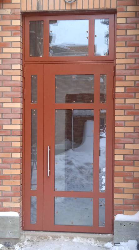 Дверь с остеклением (ЖК «Экогород Лесобережный») Дверь с остеклением (ЖК «Экогород Лесобережный»)