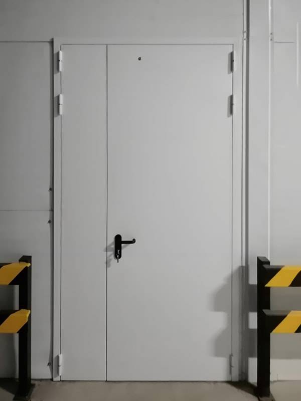 Полуторная огнестойкая дверь в здании Технополиса Полуторная огнестойкая дверь в здании Технополиса